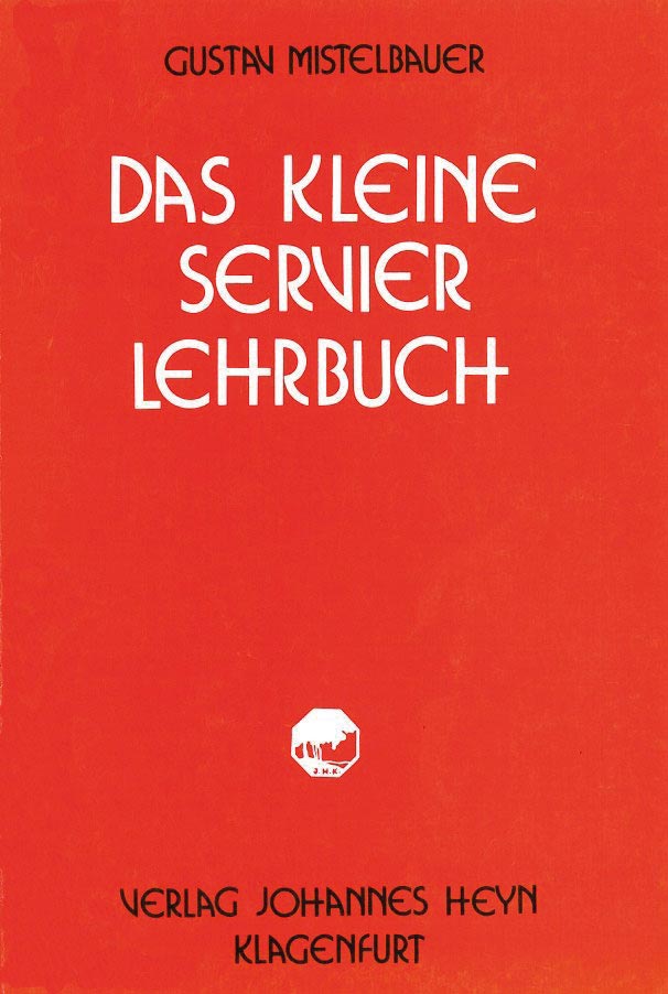 Gustav Mistelbauer Das kleine servier Lehrbuch Cover