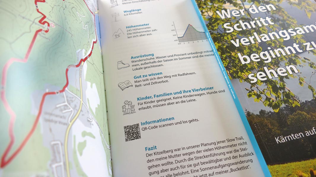 Wer den Schritt verlangsamt, beginnt zu sehen