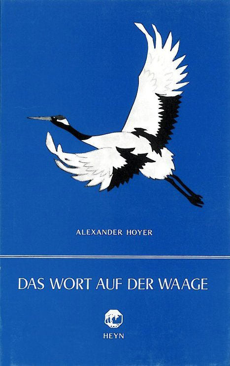 Alexander Hoyer Das Wort auf der Waage Cover