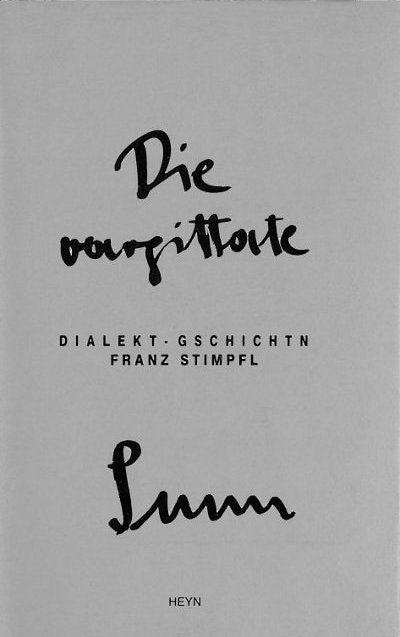 Franz Stimpfl Die vergittate Sunn Cover