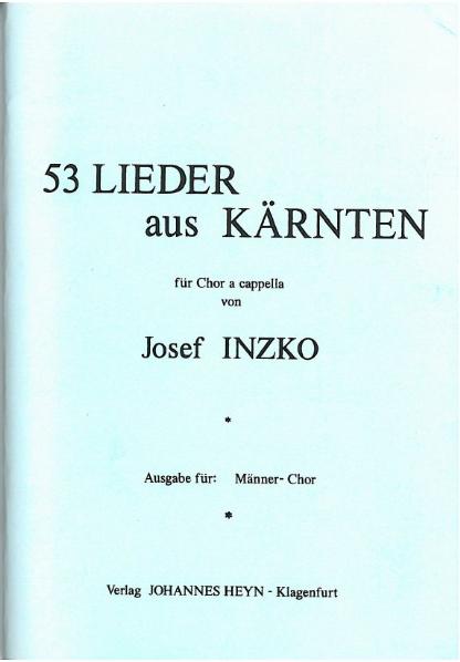 53 Lieder aus Kärnten - Cover