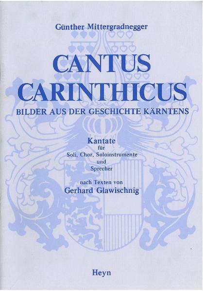 Cantus Carinthicus Cover