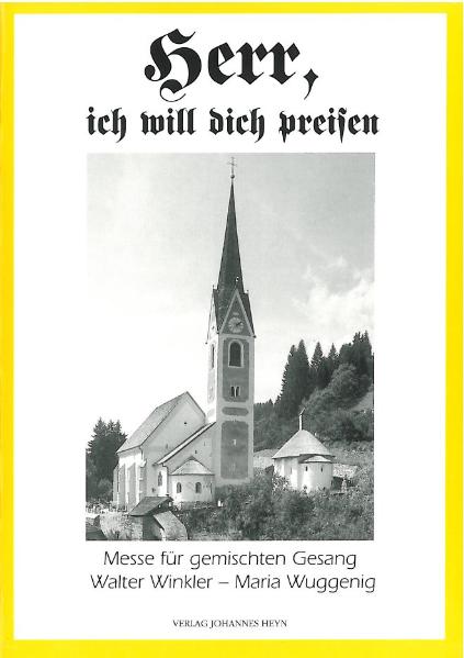 Herr  ich will dich preisen Cover