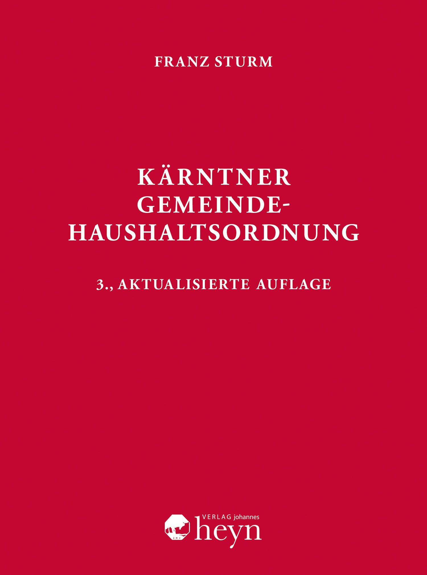 Kärntner Gemeindehaushaltsordnung Cover