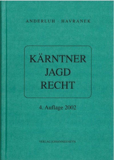 Kärntner Jagdrecht Cover