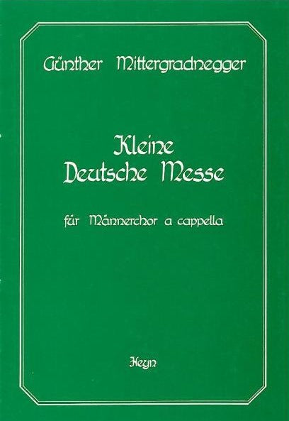 Kleine deutsche Messe Cover