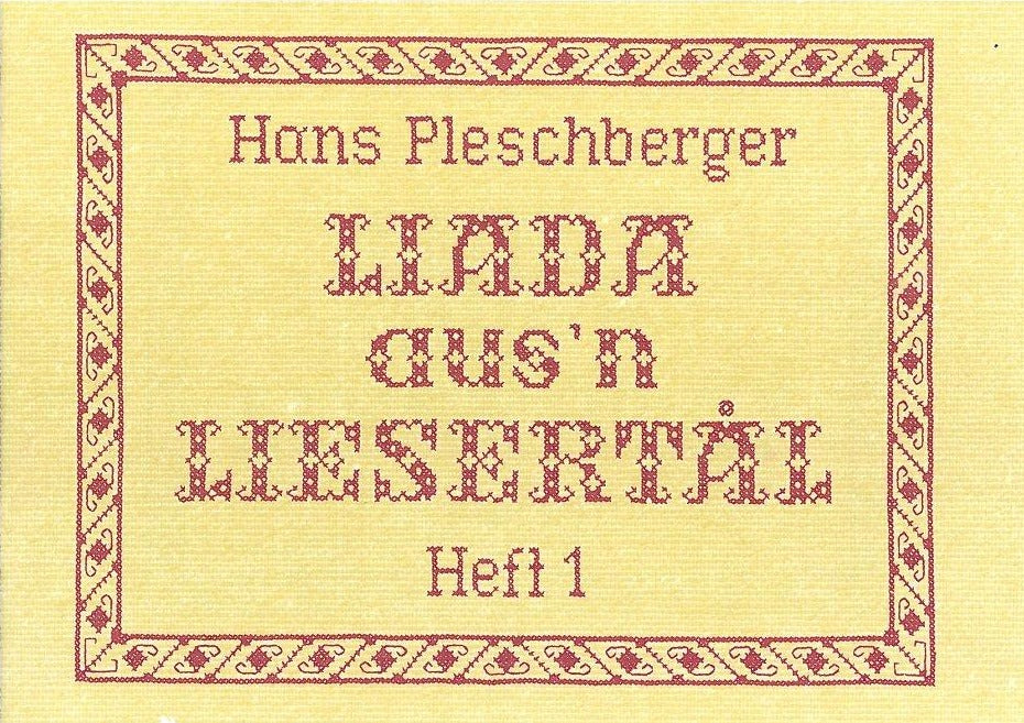 Liada aus'n Liesertal Heft 1 gemischt Cover