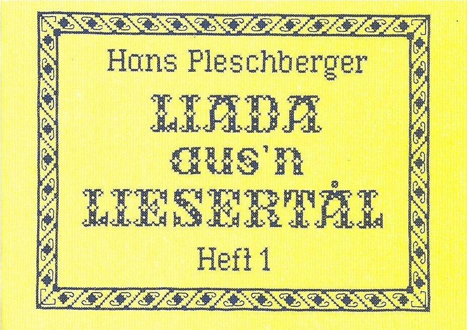 Liada aus'n Liesertal Heft 1 Männer Cover