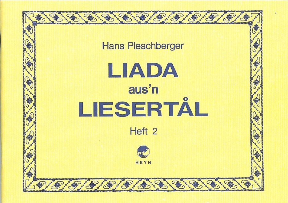 Li8ada aus'n Liesertal Heft 2 Männer Cover