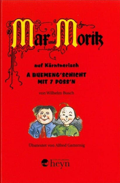 Max und Moritz auf Kärntnerisch Cover