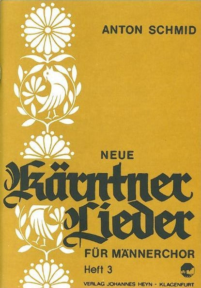Neue Kärntner Lieder Männer Heft 3 Cover
