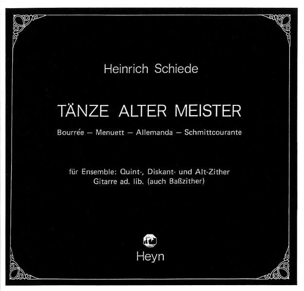 Tänze alter Meister Cover