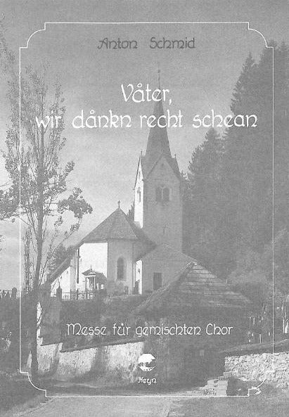 Våter wir dånkn recht schean Cover