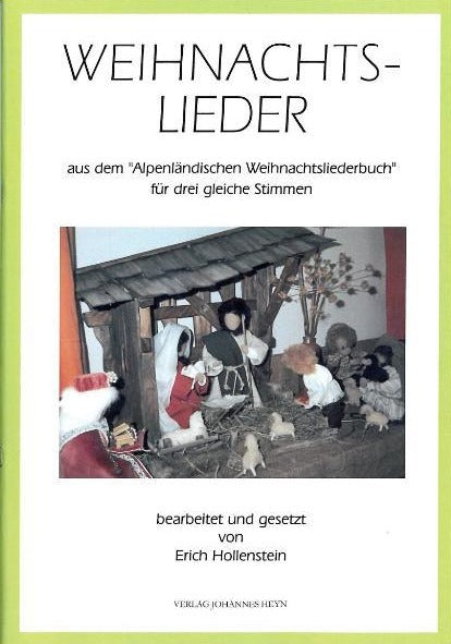 Weihnachtslieder für drei gleiche Stimmen Cover